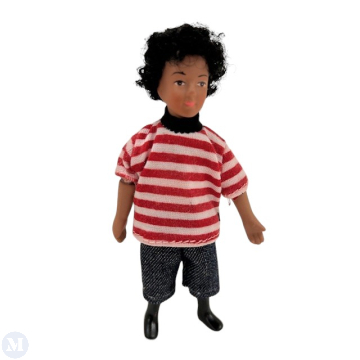 Boy with Striped Top