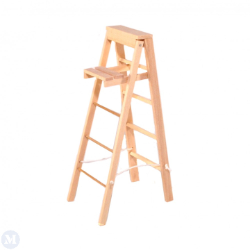 BA009 Barewood Stepladder